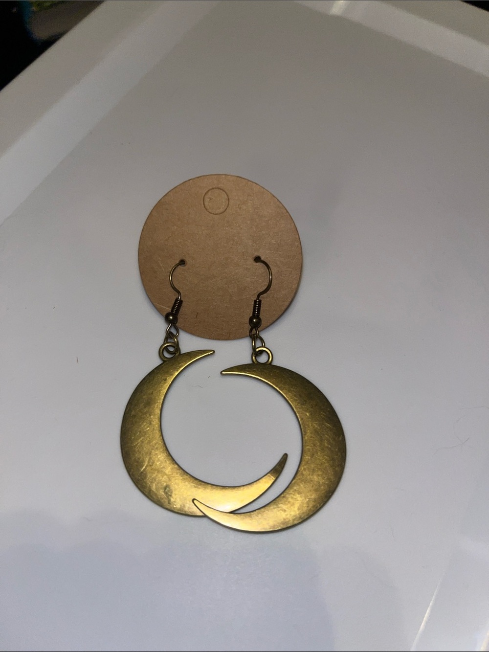 Moon earrings fall